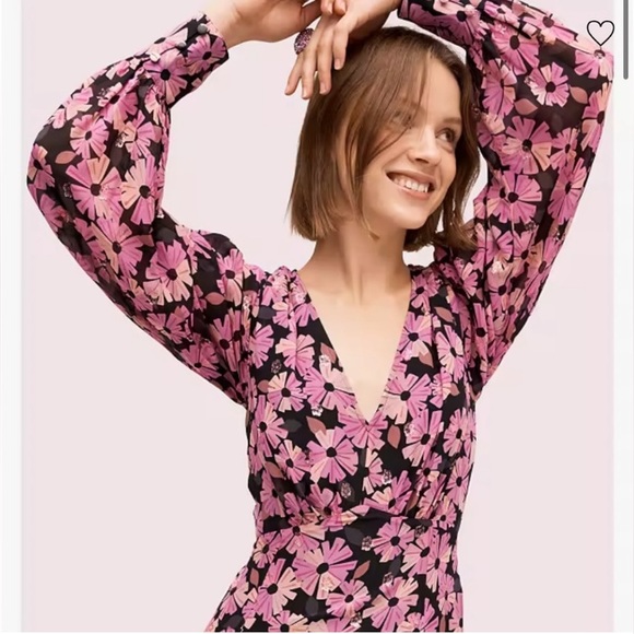 Kate Spade WallFlower Chiffon Dress - Picture 4 of 12